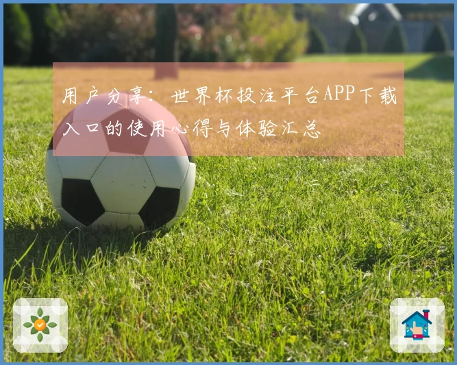 用户分享：世界杯投注平台APP下载入口的使用心得与体验汇总