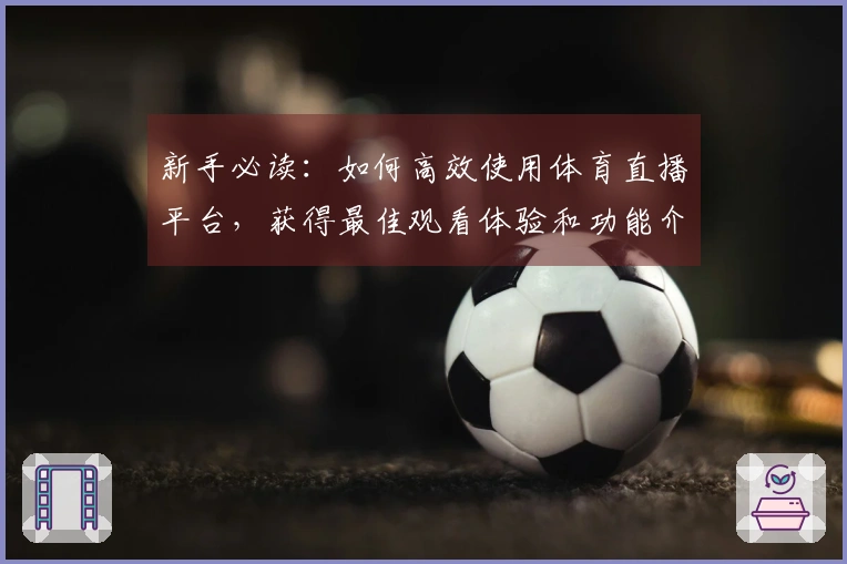 新手必读：如何高效使用体育直播平台，获得最佳观看体验和功能介绍
