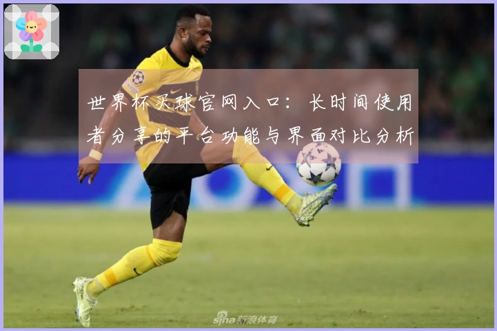 世界杯买球官网入口:长时间使用者分享的平台功能与界面对比分析
